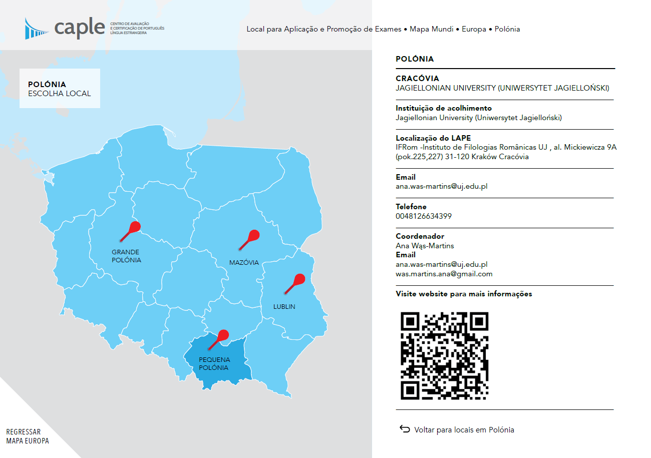 mapa interaktywna ośrodków CAPLE